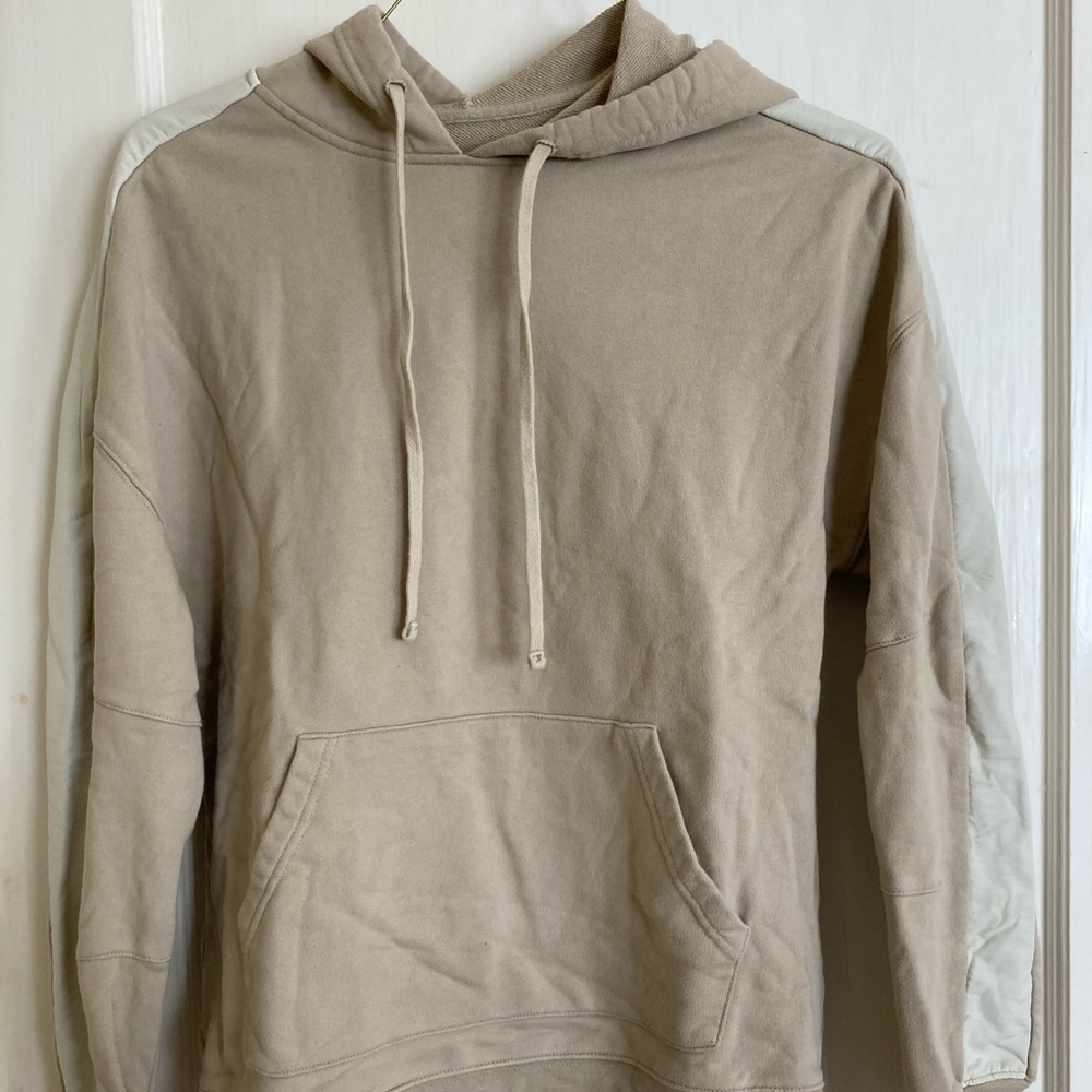 Pacsun men’s oversized tan hoodie